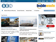 Tablet Screenshot of insidewaste.com.au